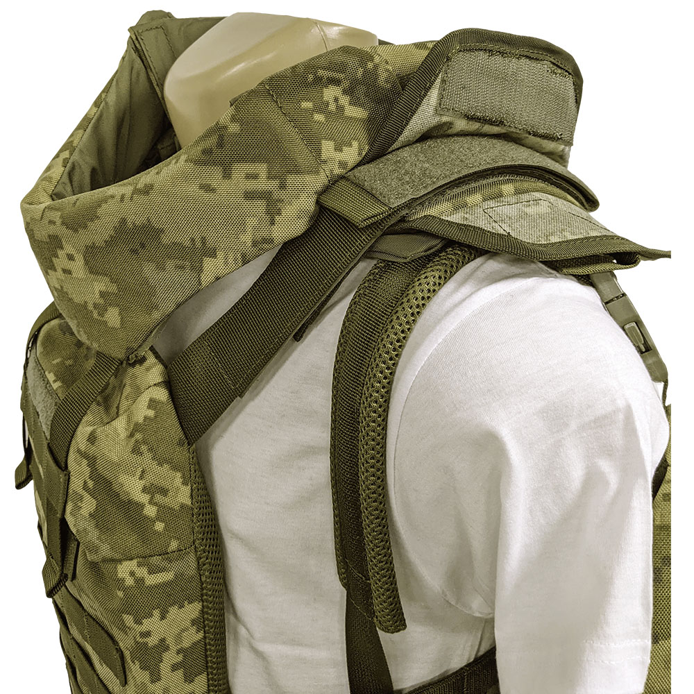 ARPK-01 Modular body armor vest with a quick reset system