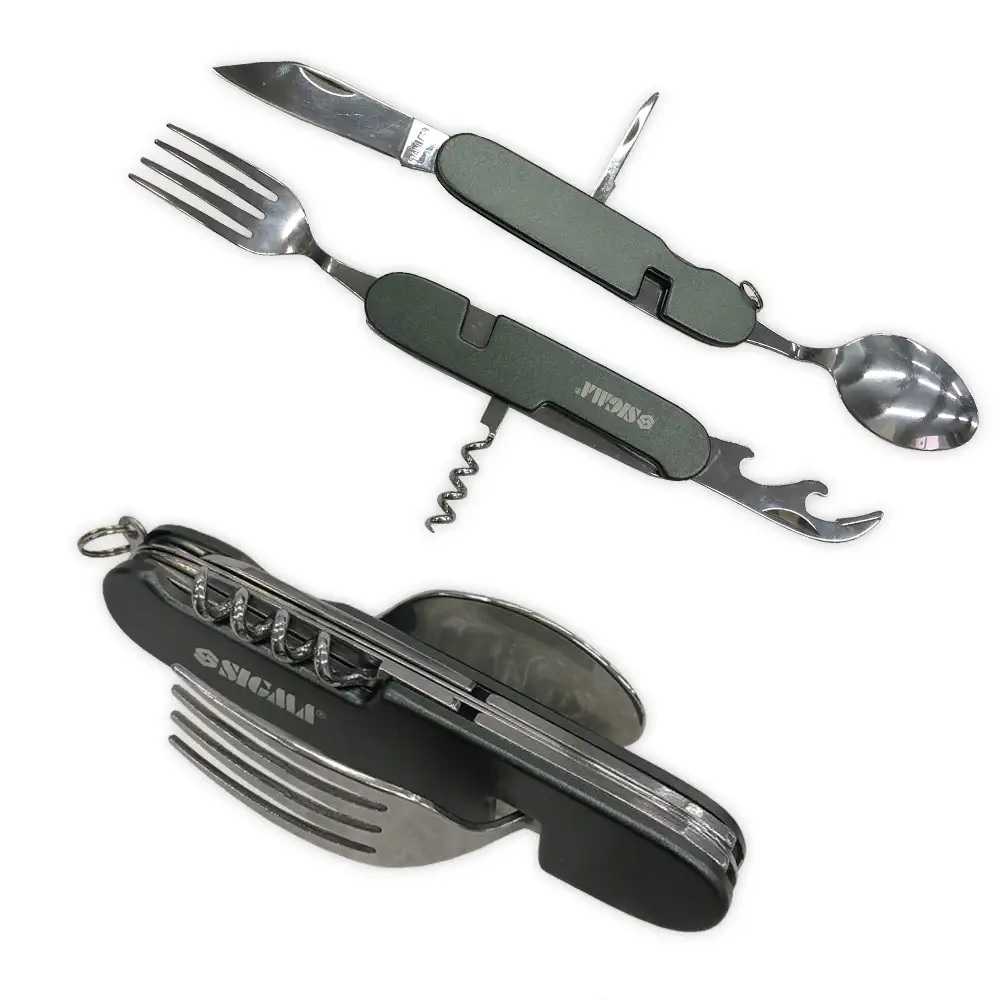 ChHP-4 Picnic Set of 19 Elements: Bag, Utensils, Cauldron, Kettle, Frying Pan, etc.