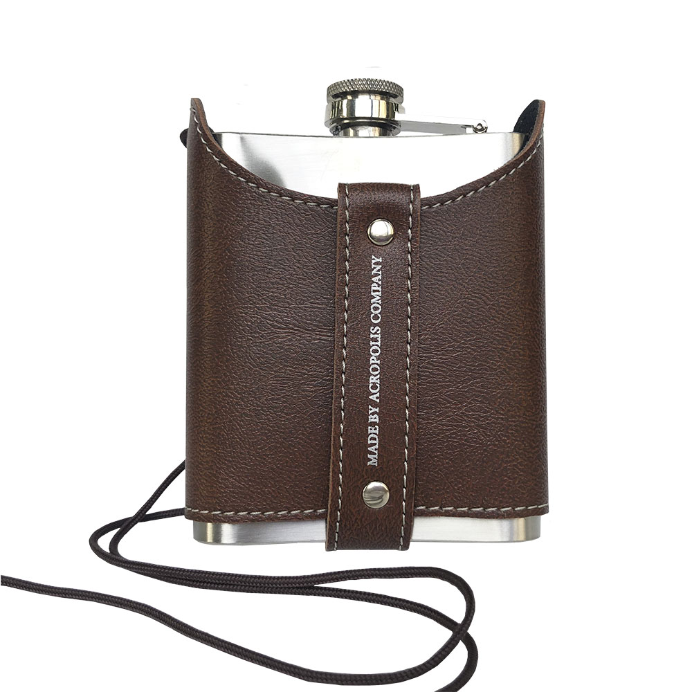 FL-1zg Flask with Case – I am a mushroom hunter, 210ml