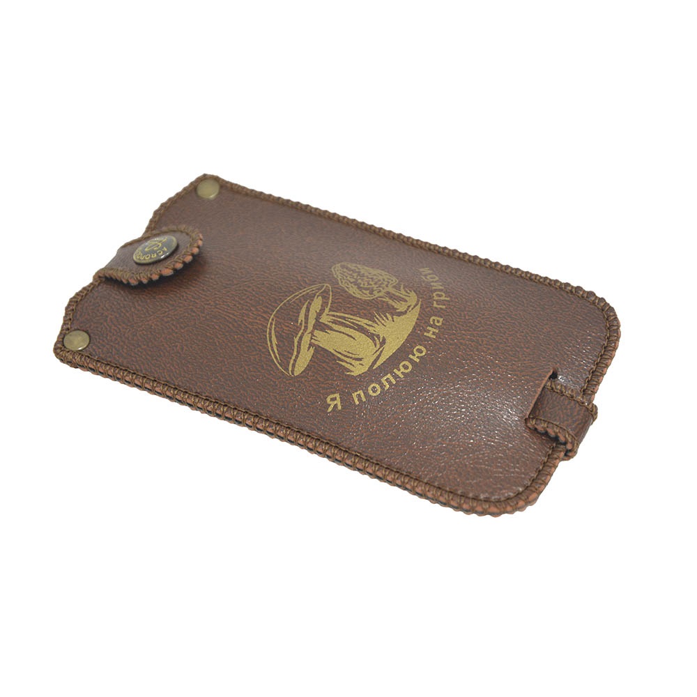 KL-1zg Eco Leather Key Holder. Prints – Mushrooms