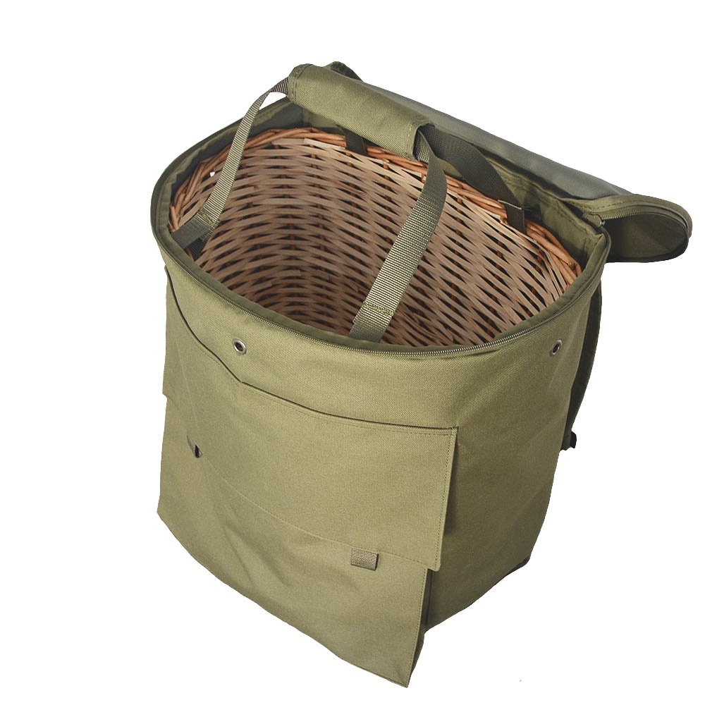 RNG-2 Mushroom Picker Backpack with Wicker Basket