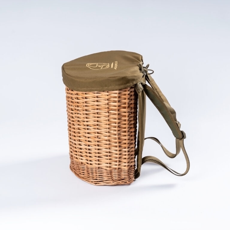 RNG-5mv Men’s Foraging Wicker Basket – Backpack for Picking Mushrooms