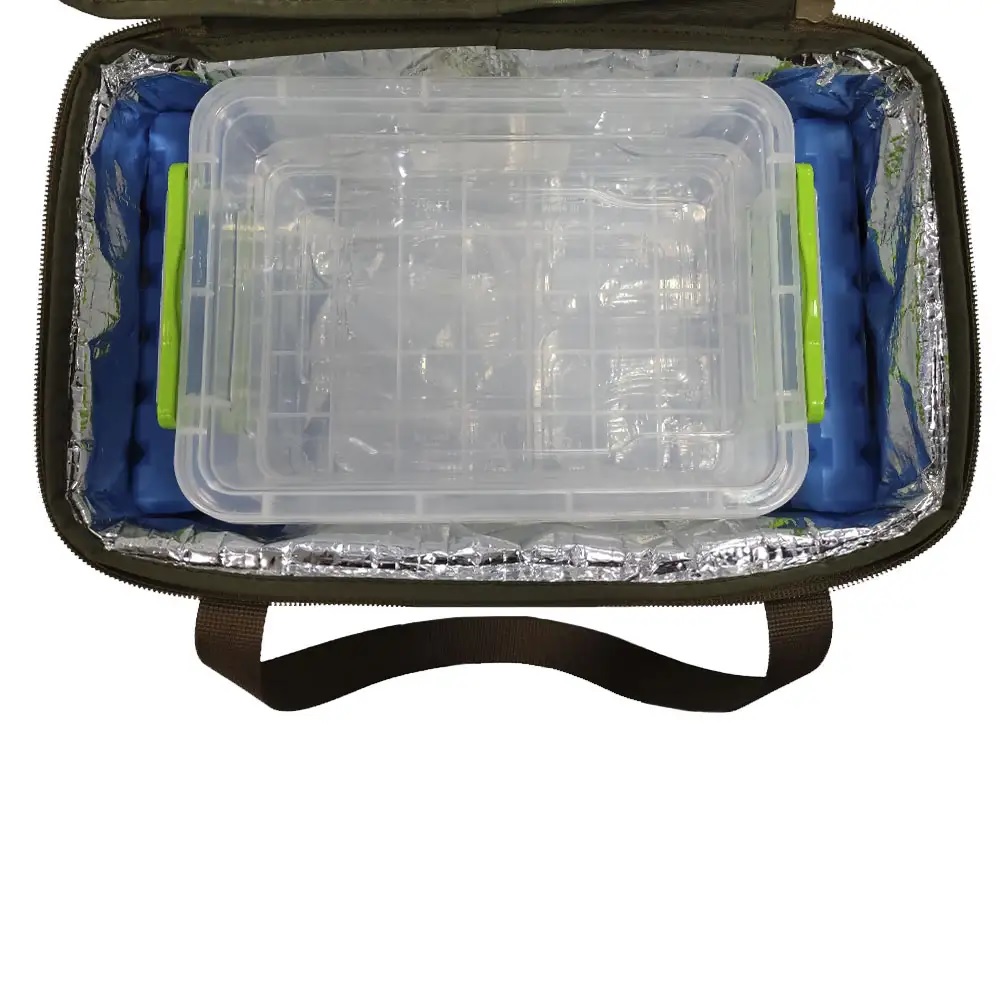 TST-5u Touristic Cooler Bag with 2 Cold Storage Batteries & 2 Food Containers. Volume 10.23L