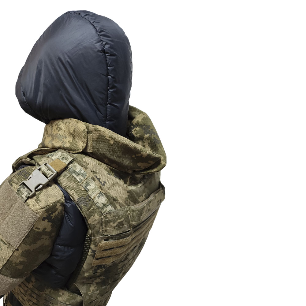 AR-01 Modular body armor vest with a quick reset system with one move