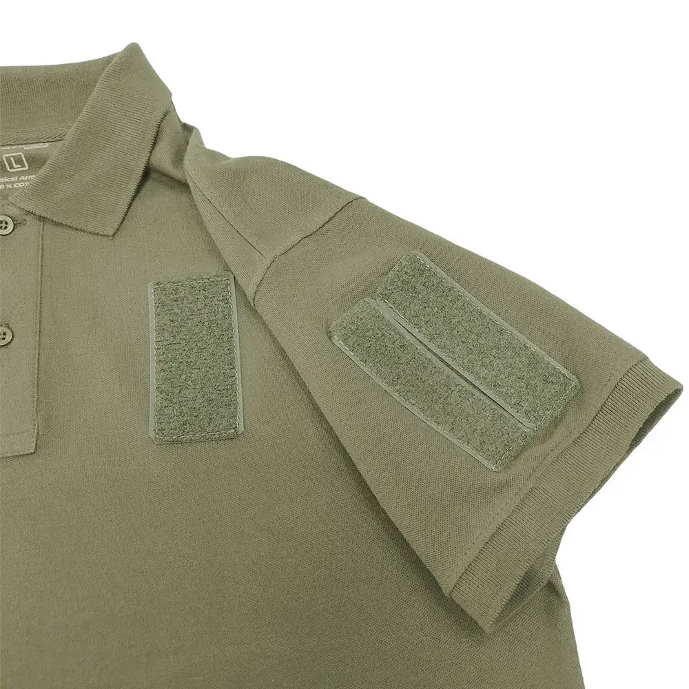 OFT-1 Polo T-shirt Tactical Olive with Velcro for Chevrons