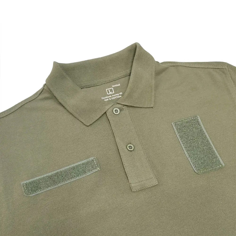 OFT-1 Polo T-shirt Tactical Olive with Velcro for Chevrons