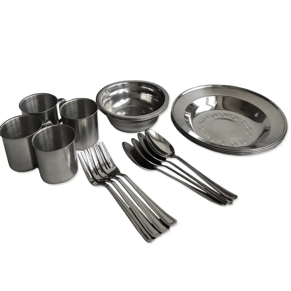 SDP-4 Picnic Set: Dishes for 4 people & Cooler Bag