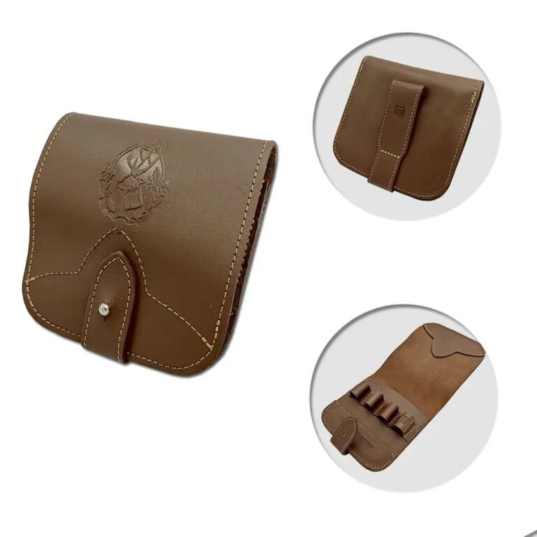 FP-12 Combined Leather Case for Cartridges: 12 Сaliber – 4 pcs., 30-06 Сaliber – 7 pcs.
