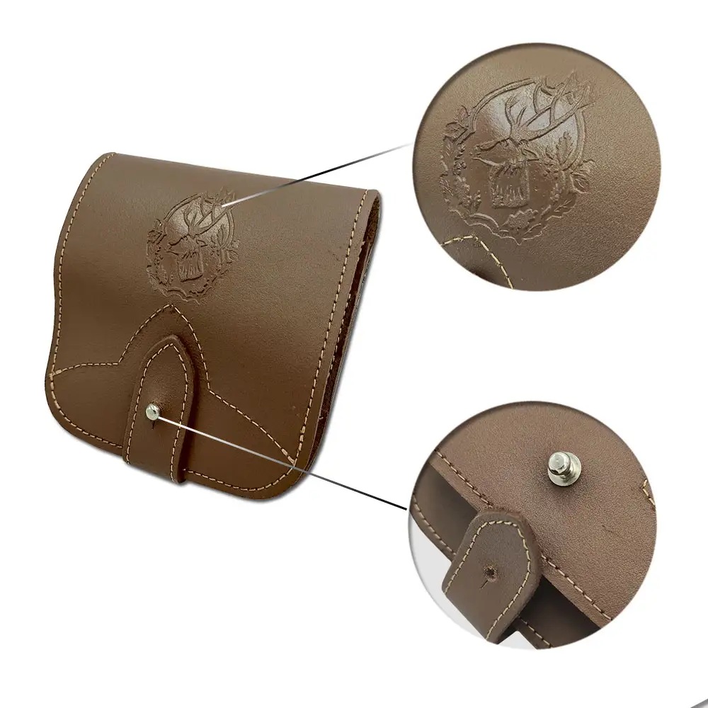 FP-12 Combined Leather Case for Cartridges: 12 Сaliber – 4 pcs., 30-06 Сaliber – 7 pcs.