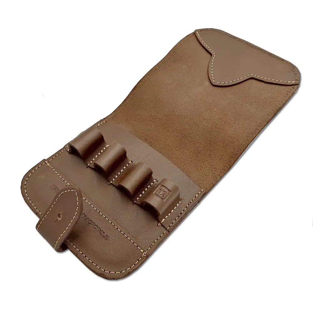 FP-12 Combined Leather Case for Cartridges: 12 Сaliber – 4 pcs., 30-06 Сaliber – 7 pcs.