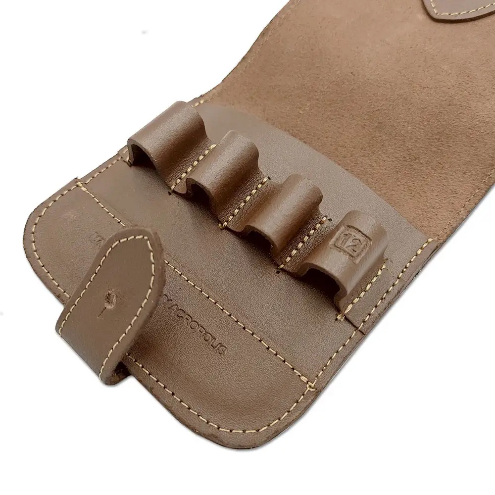 FP-12 Combined Leather Case for Cartridges: 12 Сaliber – 4 pcs., 30-06 Сaliber – 7 pcs.
