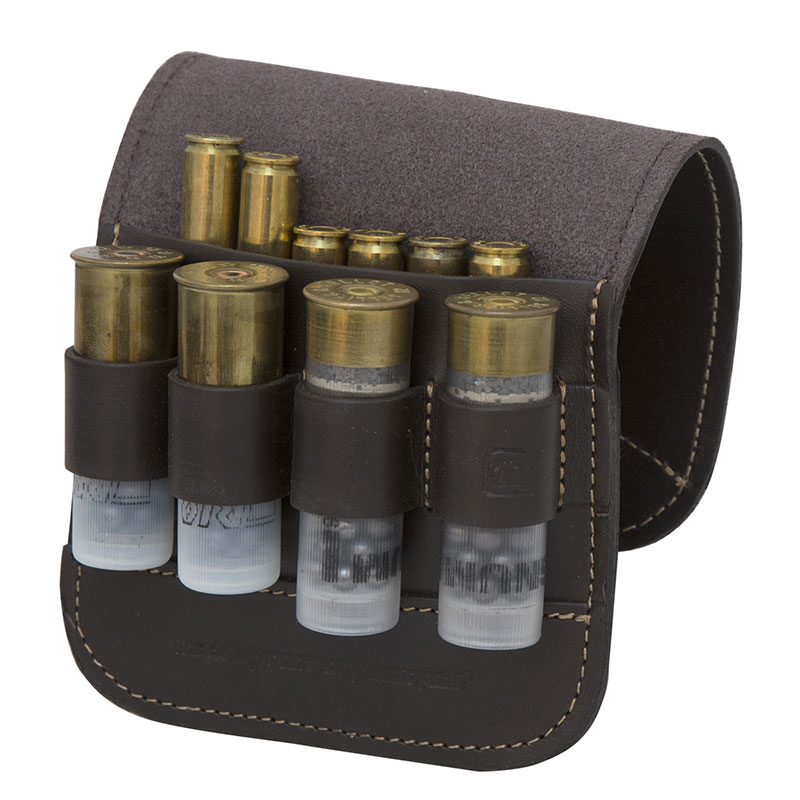 FP-16 Combined Leather Case for Cartridges: 16 caliber – 4 pcs., 30-06 caliber – 7 pcs