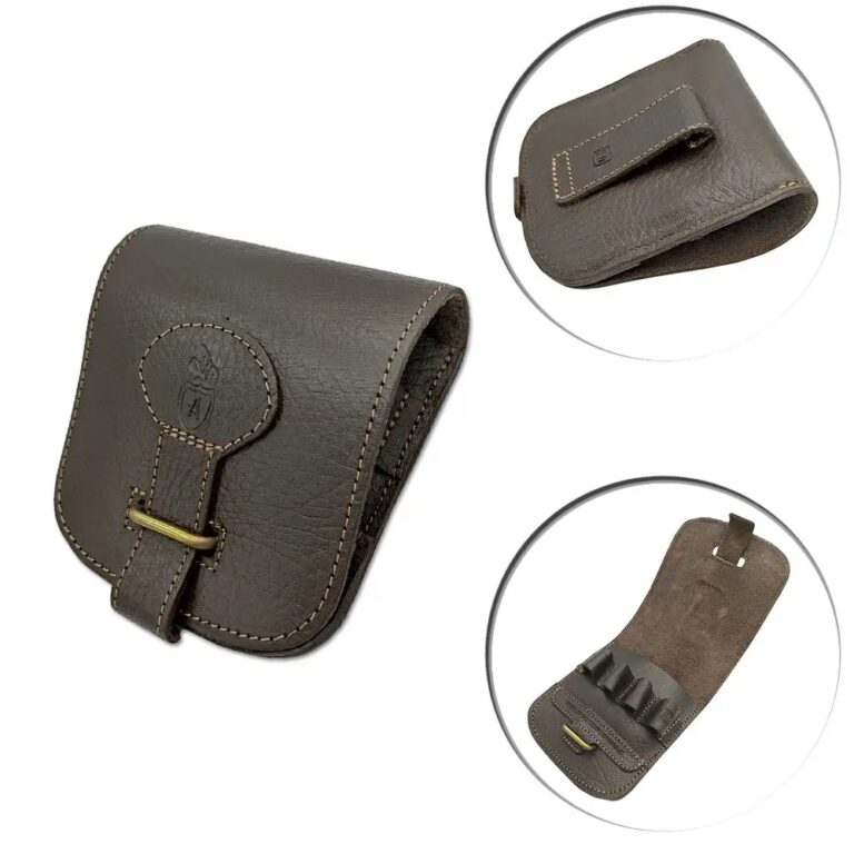 FP-20 Combined Leather Case for Cartridges: 12, 16, 20 caliber – 4 pcs., 30-06 caliber – 7 pcs.