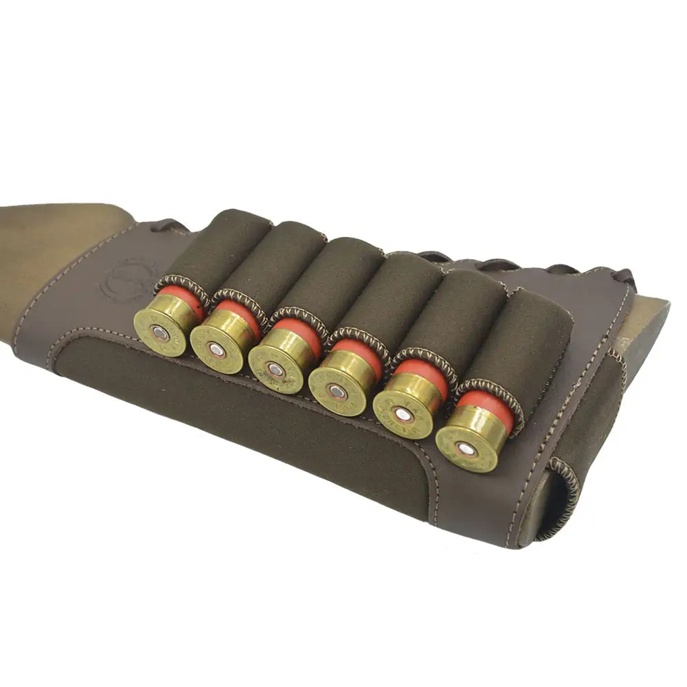 MNPSH-g Leather Cartridge Pouch for Smoothbore Weapon for 6 psc of 12, 16, 20 Caliber