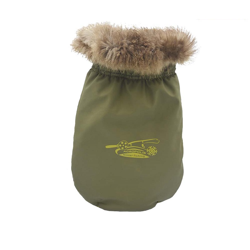 CHRZ-4 Mitten with Beaver Fur for Winter Fishing