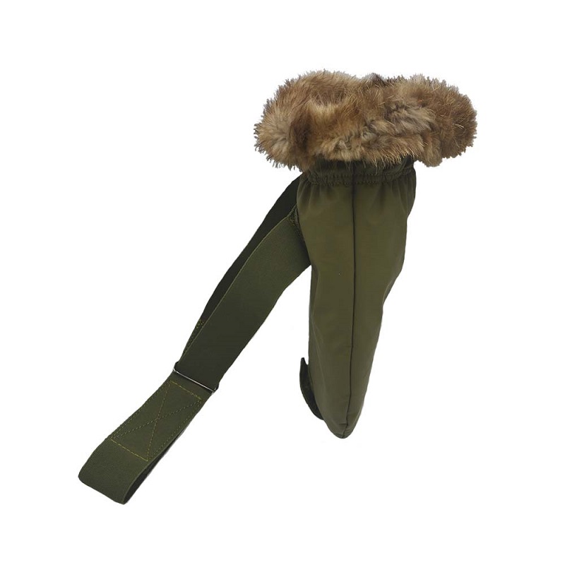 CHRZ-4 Mitten with Beaver Fur for Winter Fishing