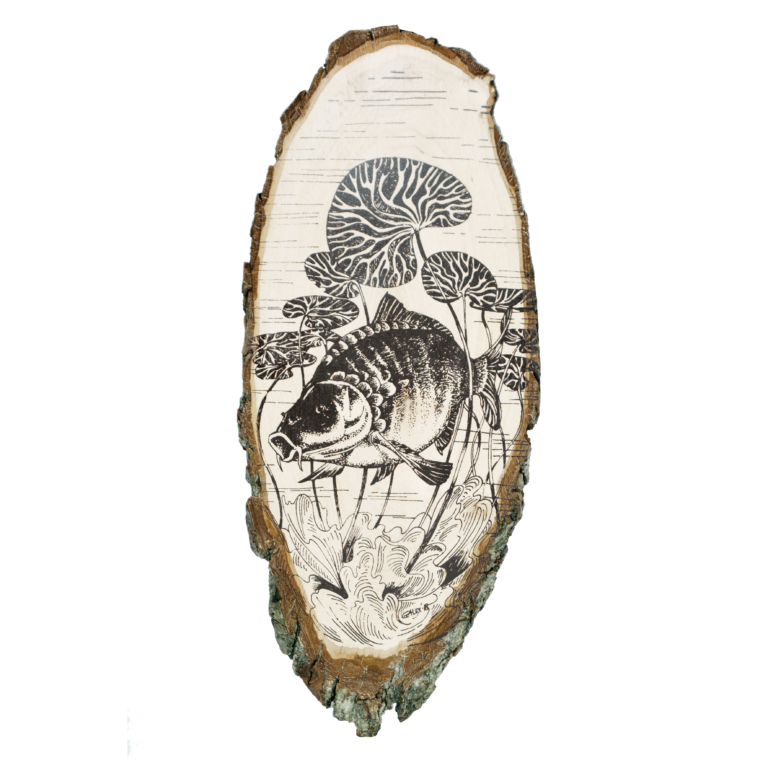 DR-2sh Decorative board Carp (silkscreen printing)