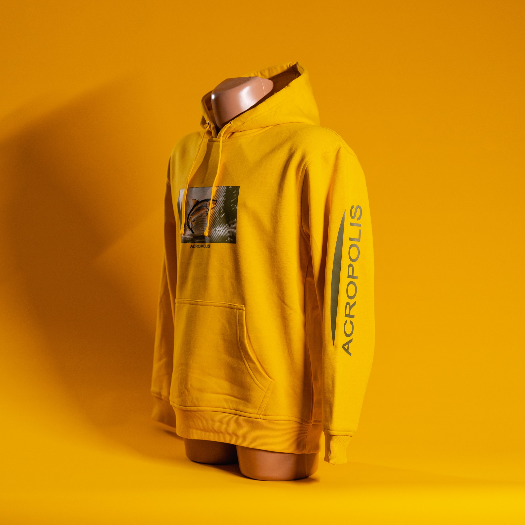 OHR-2 Yellow hoodie for fishermen Trout – S, M, L, XL