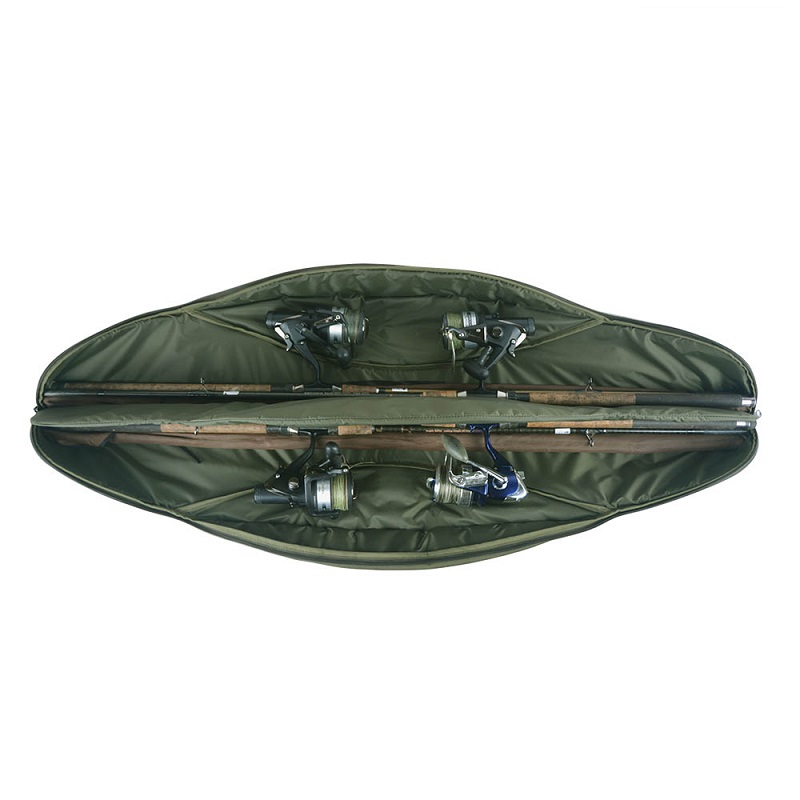 FD-24 Soft Fishing Case, 130cm Carry Bag for 4 Rods with Reels