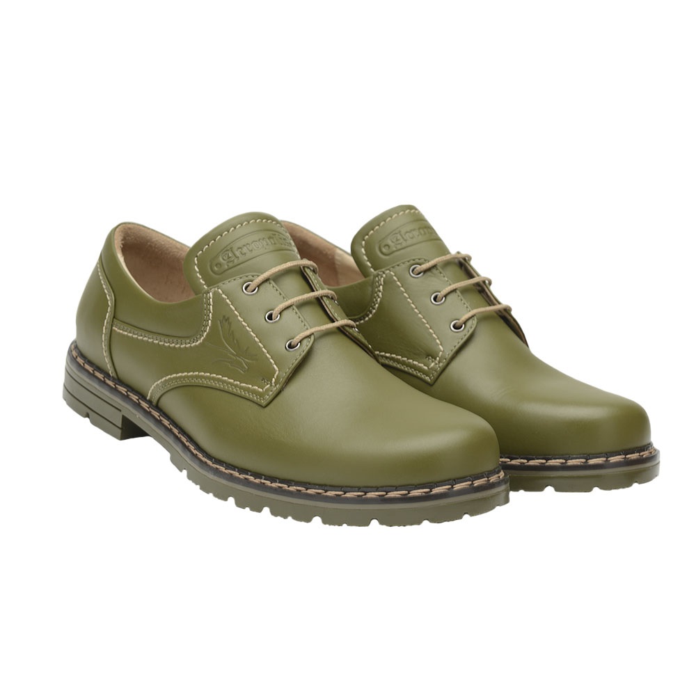 MTSH-1 Khaki Leather Shoes for Hunters and Fishermen