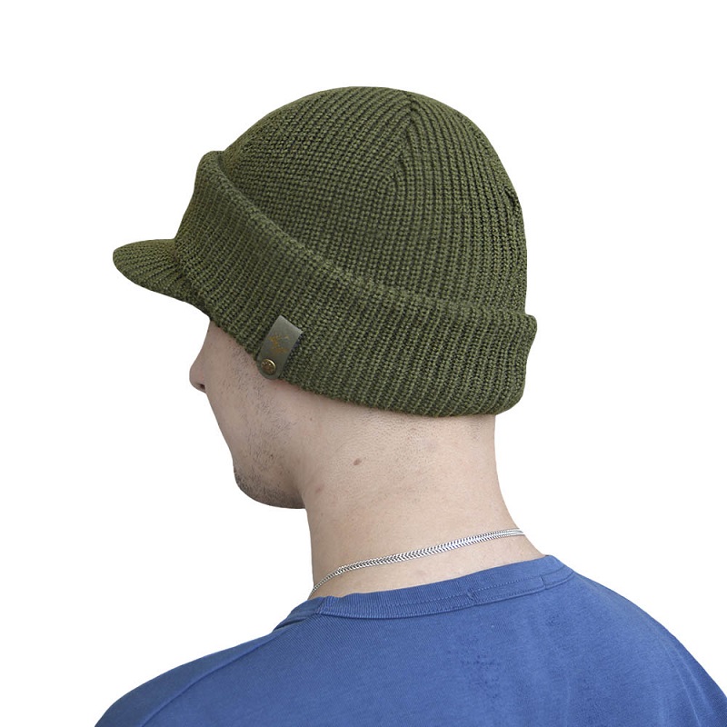 OBL-3 Balaclava Knit Hat with Visor