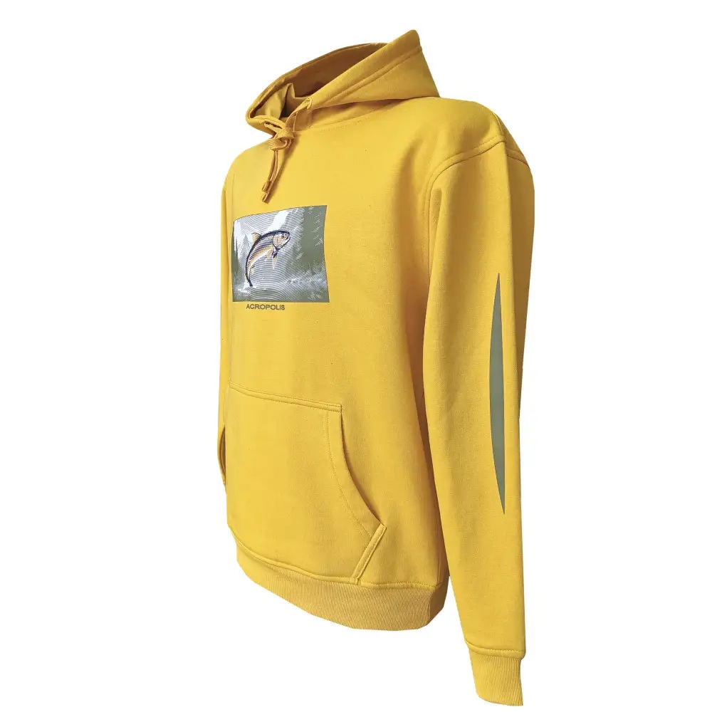 OHR-2 Yellow hoodie for fishermen Trout – S, M, L, XL