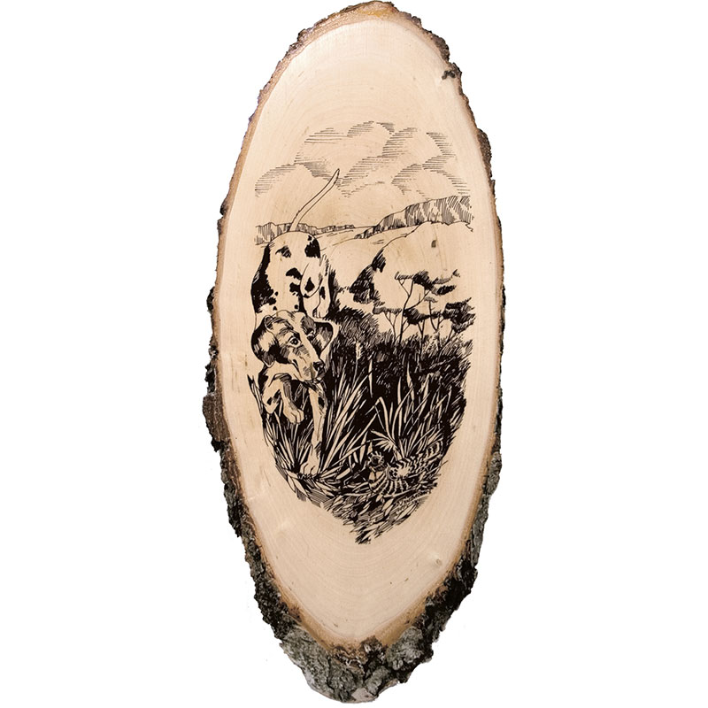 OMSH-2 Decorative Board – Woodcock (silk screen printing)