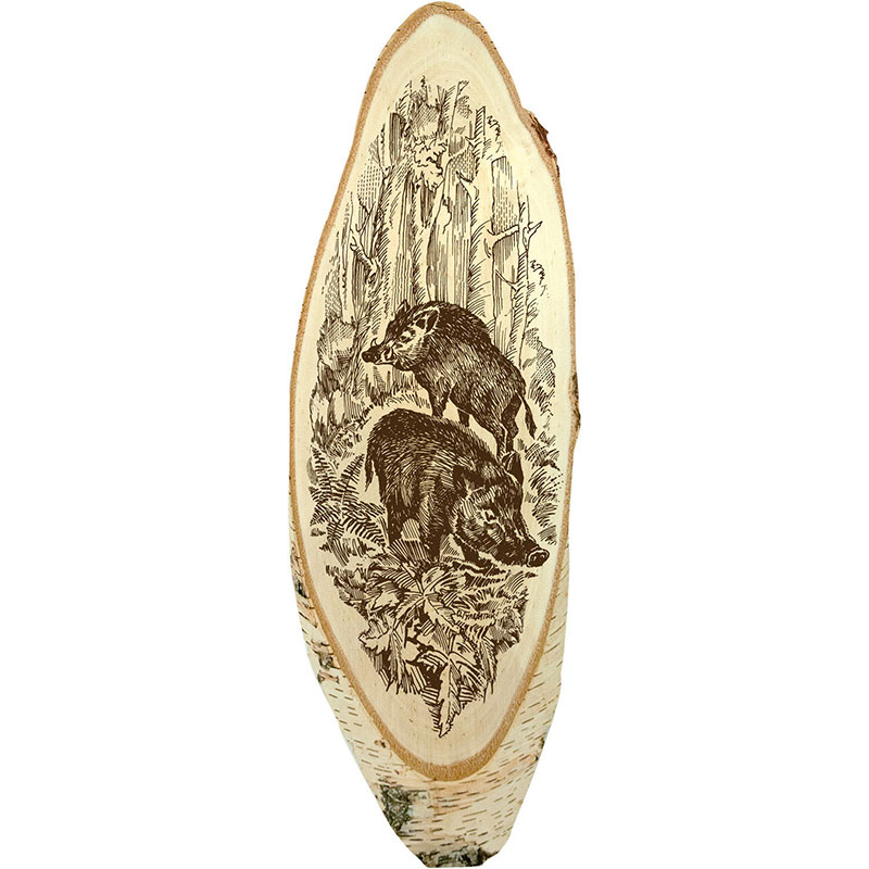 OMSH-5 Decorative Board – Boars (silkscreen printing)