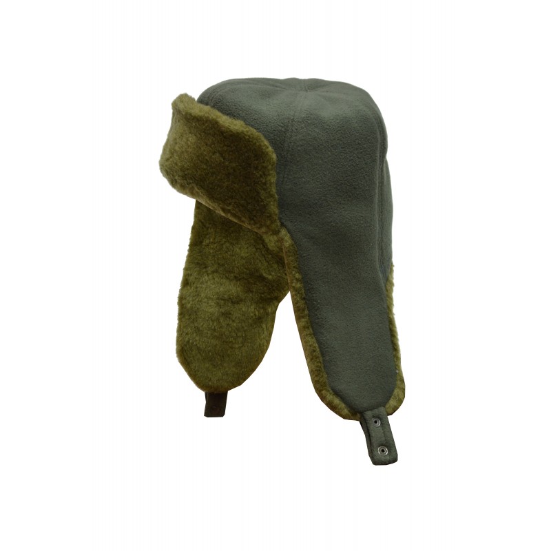 OSHM-8 Winter Fleece Hat with Faux Fur. Headphones Three Positions