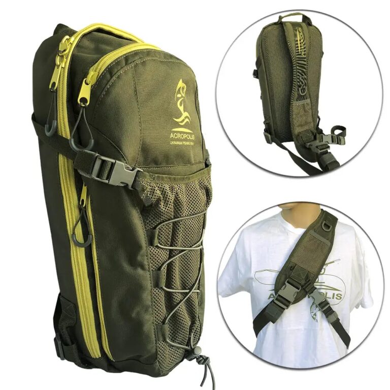 RDS-1 Backpack-Sling on One Shoulder for Spinning Fishing (for right-handed and left-handed)