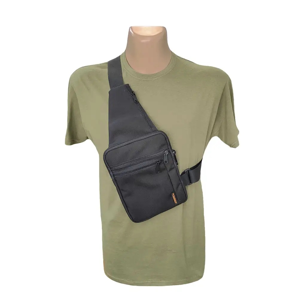 SDD-2 Black Shoulder Bag for Documents