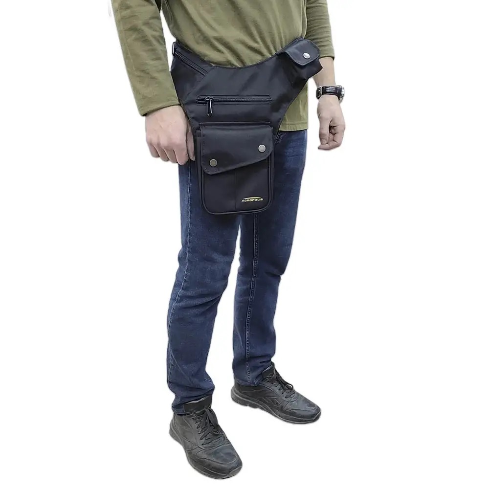 SDD-3 Black Waist & Shoulder Organizer Bag