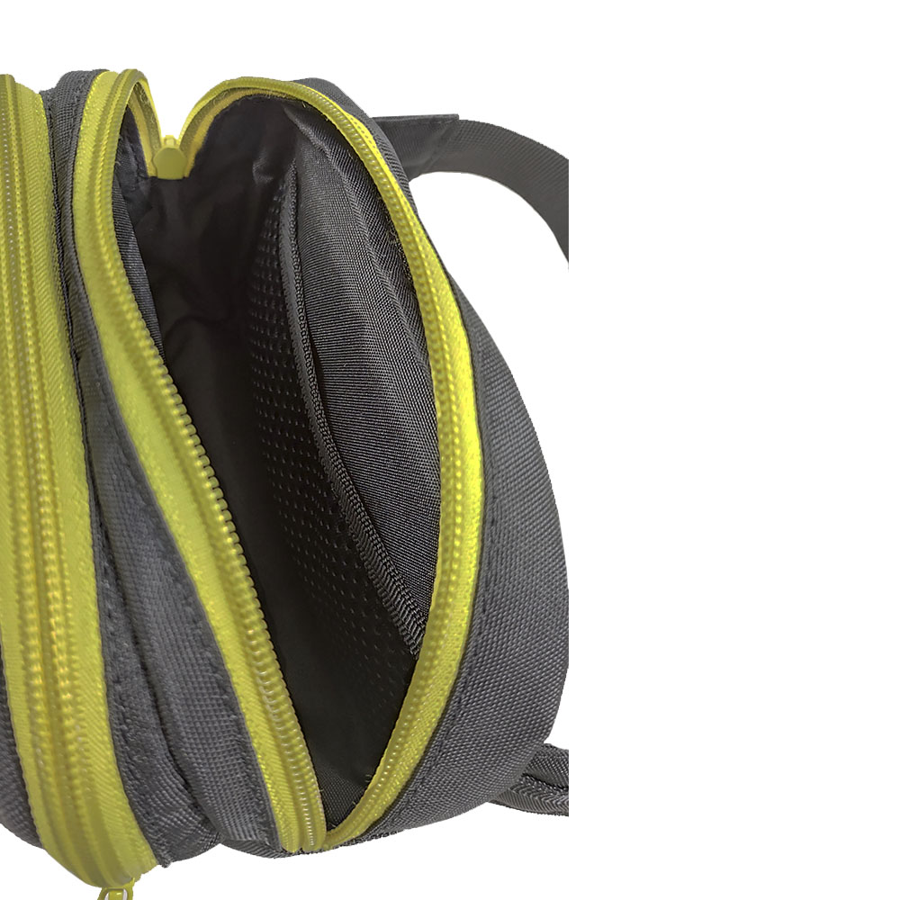 SDS-5 Street Fishing Crossbody Bag with 2 Compartments, Spinningist Sling Shoulder Bag (black)