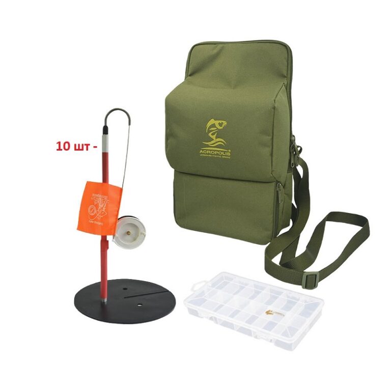 SZH-1u Bag for fishing tackle (with 10 zherlitsa and a box)