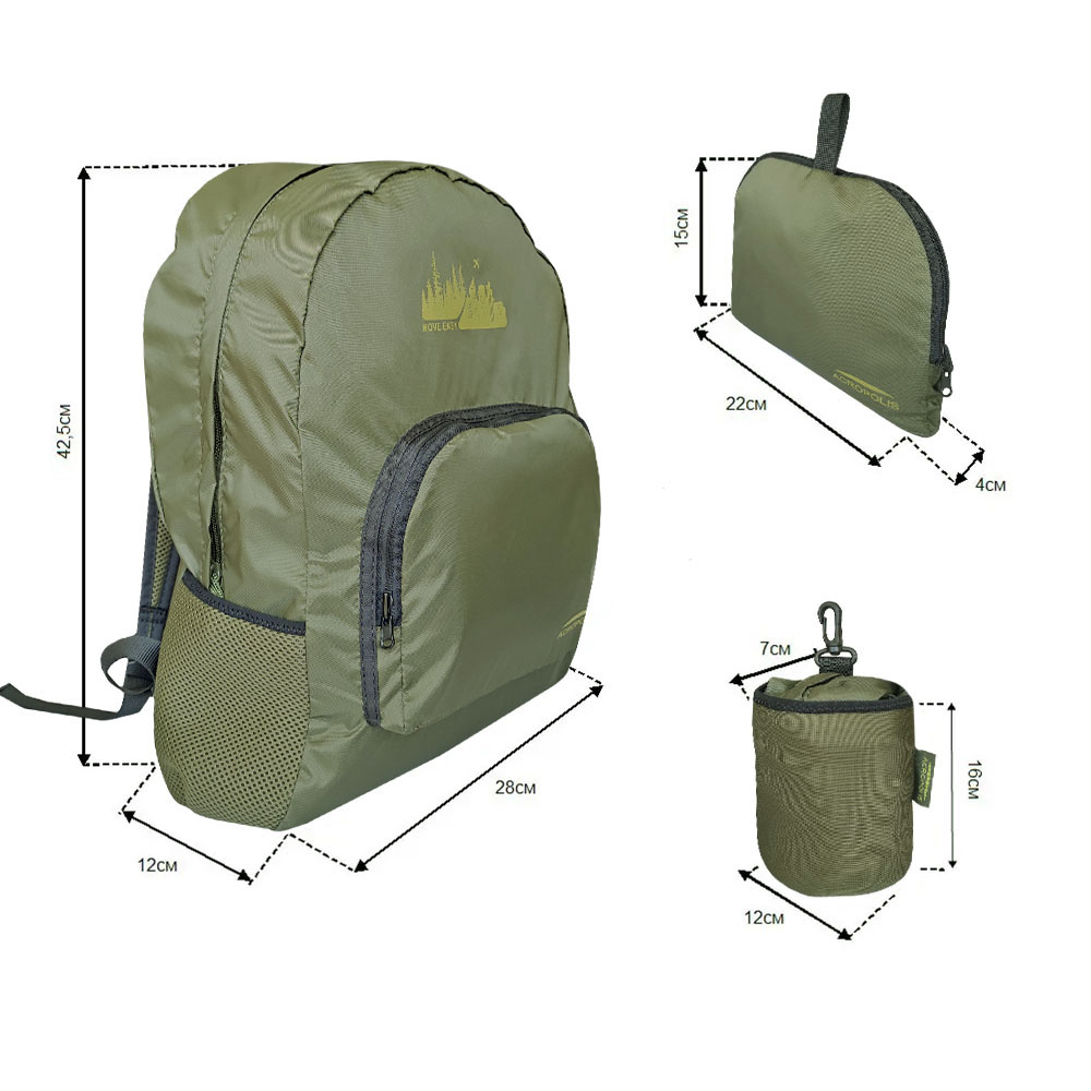 TR-1 Ultralight Folding Backpack for Walking & Traveling