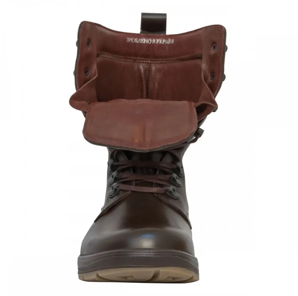 VCHF-2 Brown Winter High Boots with Leather Lining