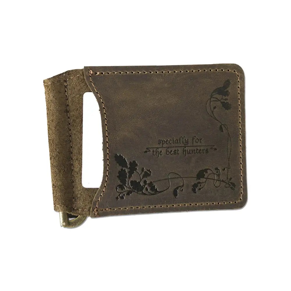 AG-1 Mens Leather Money Clip Slim (Wallet)