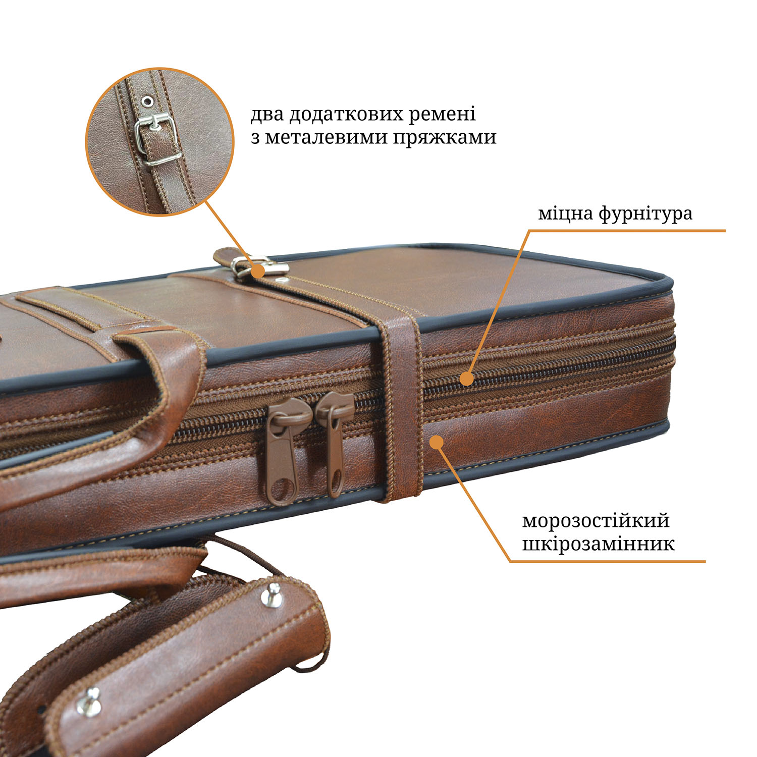 FZ-3b Semiautomatic Shotgun Eco Leather Hard Case 91,5cm