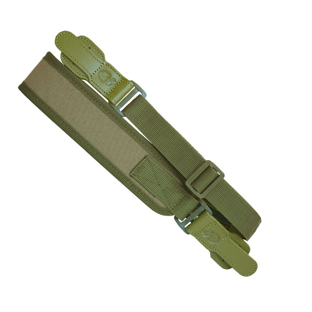 МР-10 Текстильний ремінь для рушниці. Антабка 24мм. Шкіряне кріплення