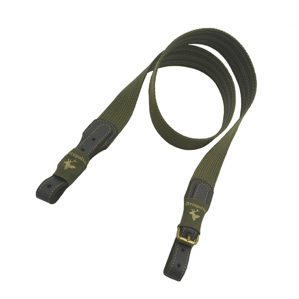 MR-12h Olive Weapon Sling. Buckle Closure. Swivel 24mm