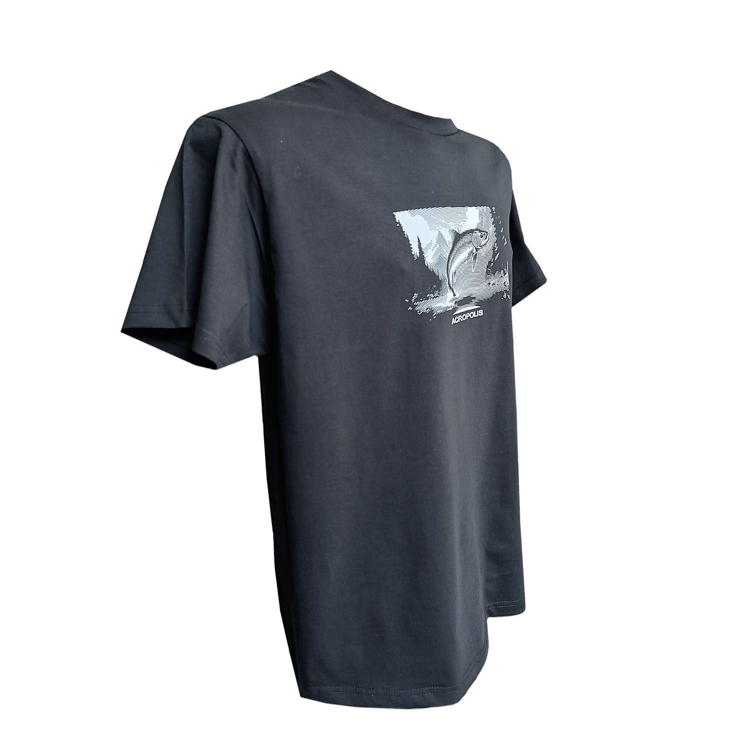 OFR-5 Fishermen`s T-shirt with Trout print, black – S, M, L, XL, XXL