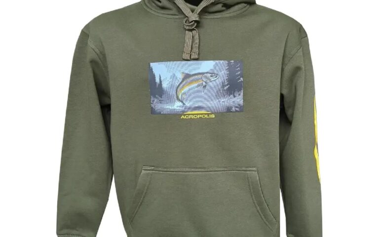 Trout in the Ukrainian Carpathians! New hoodie for fishermen from Acropolis