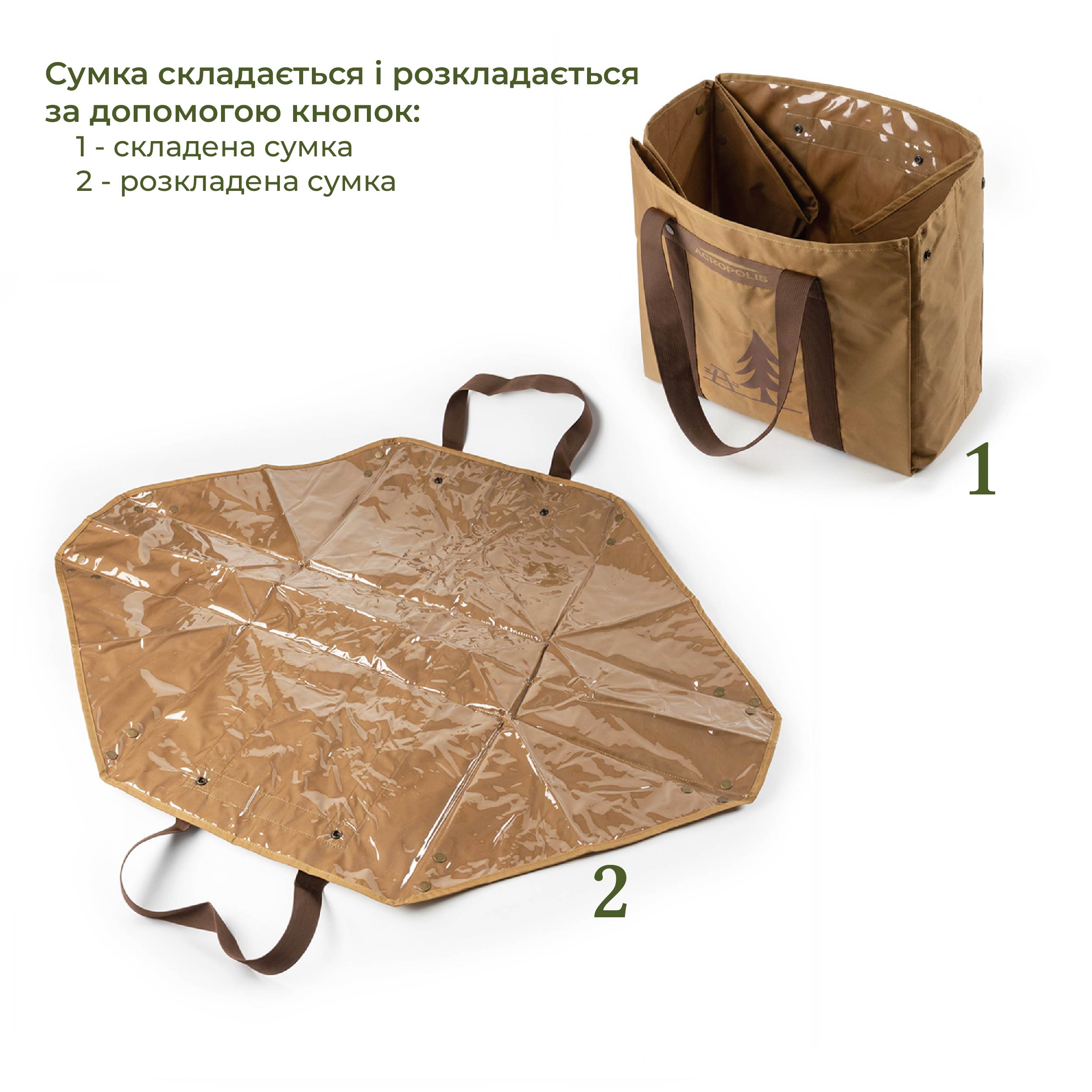 ССП-2 Сумка – скатертина для пікніка. Розмір – 89х72см