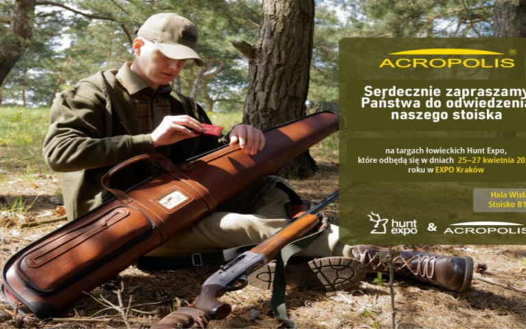 Acropolis на ярмарку HUNT EXPO в Кракові. Чекаємо мисливців на нашому стенді!