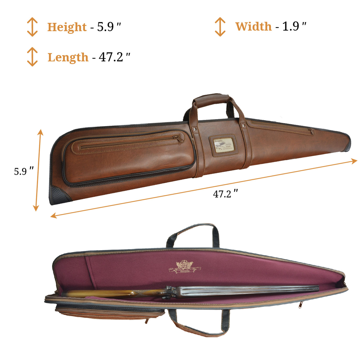 FZ-8 Smoothbore Weapon Eco Leather Hard Case 120cm