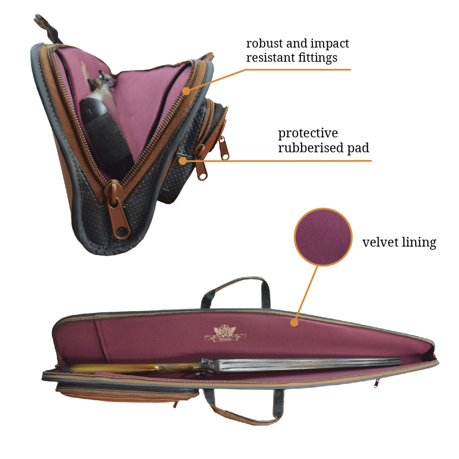 FZ-8a Smoothbore Weapon Eco Leather Hard Case 130cm