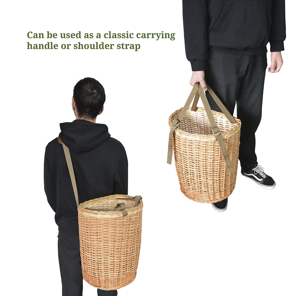 RNG-6 Mushroom Picking Large Wicker Basket. Volume 27L