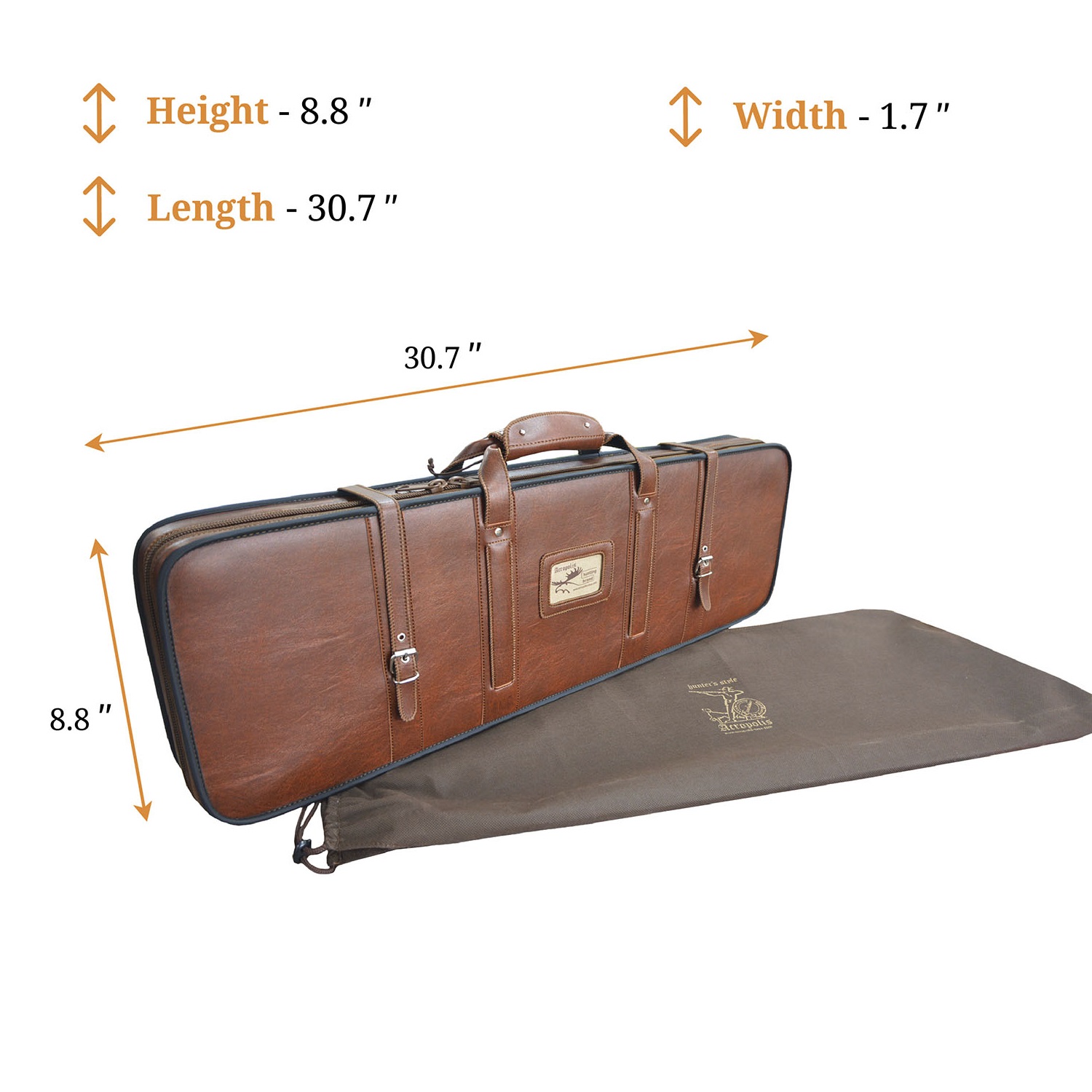 FZ-3а Disassembled Shotgun Hard Eco Leather Case 78cm