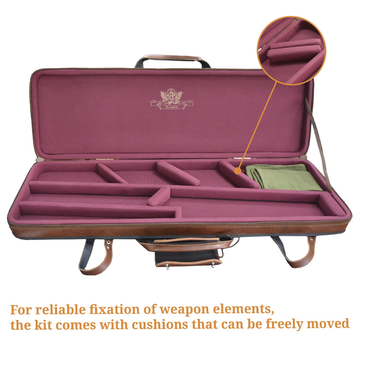 FZ-3а Disassembled Shotgun Hard Eco Leather Case 78cm