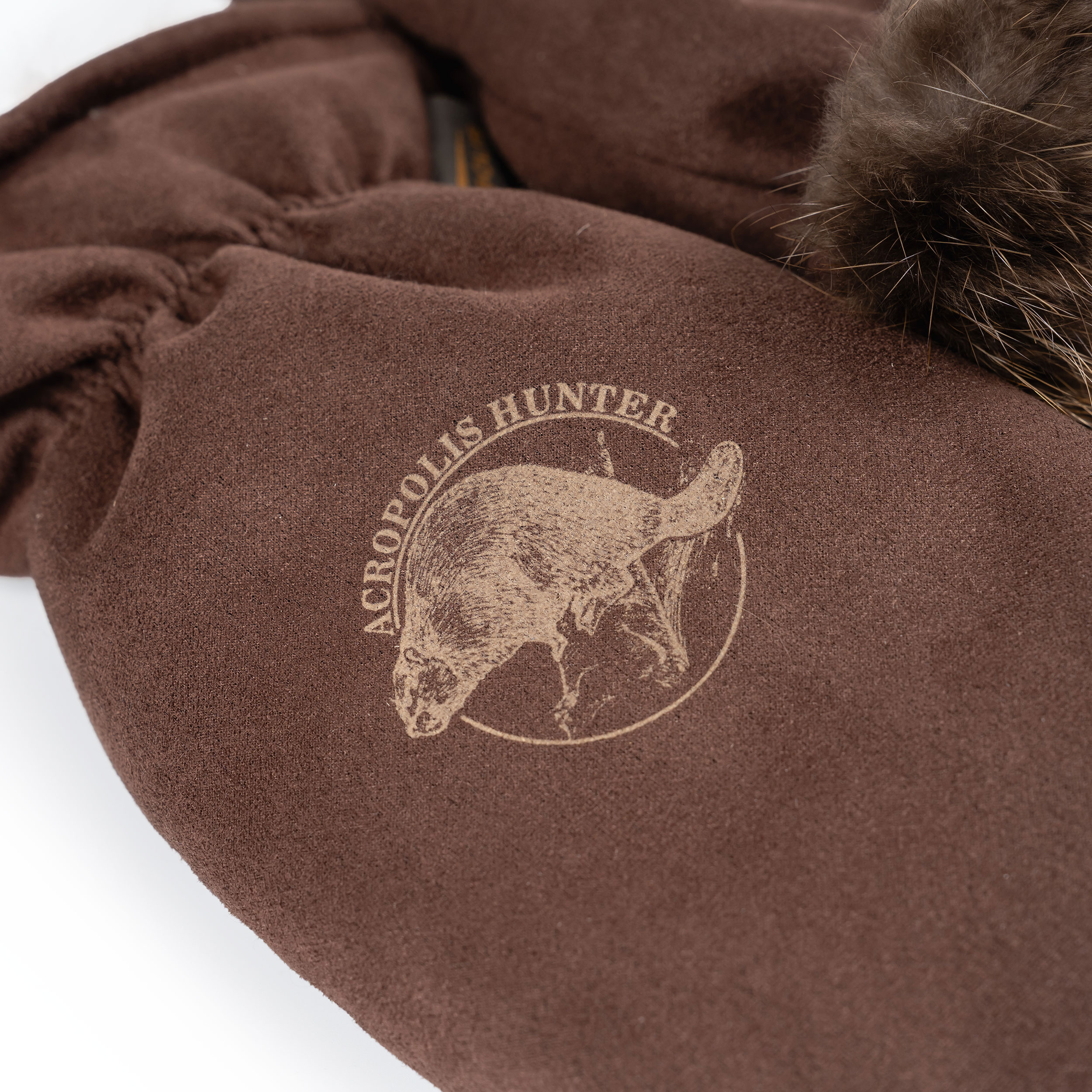 CHRZ-3 Winter Mittens with Beaver Fur